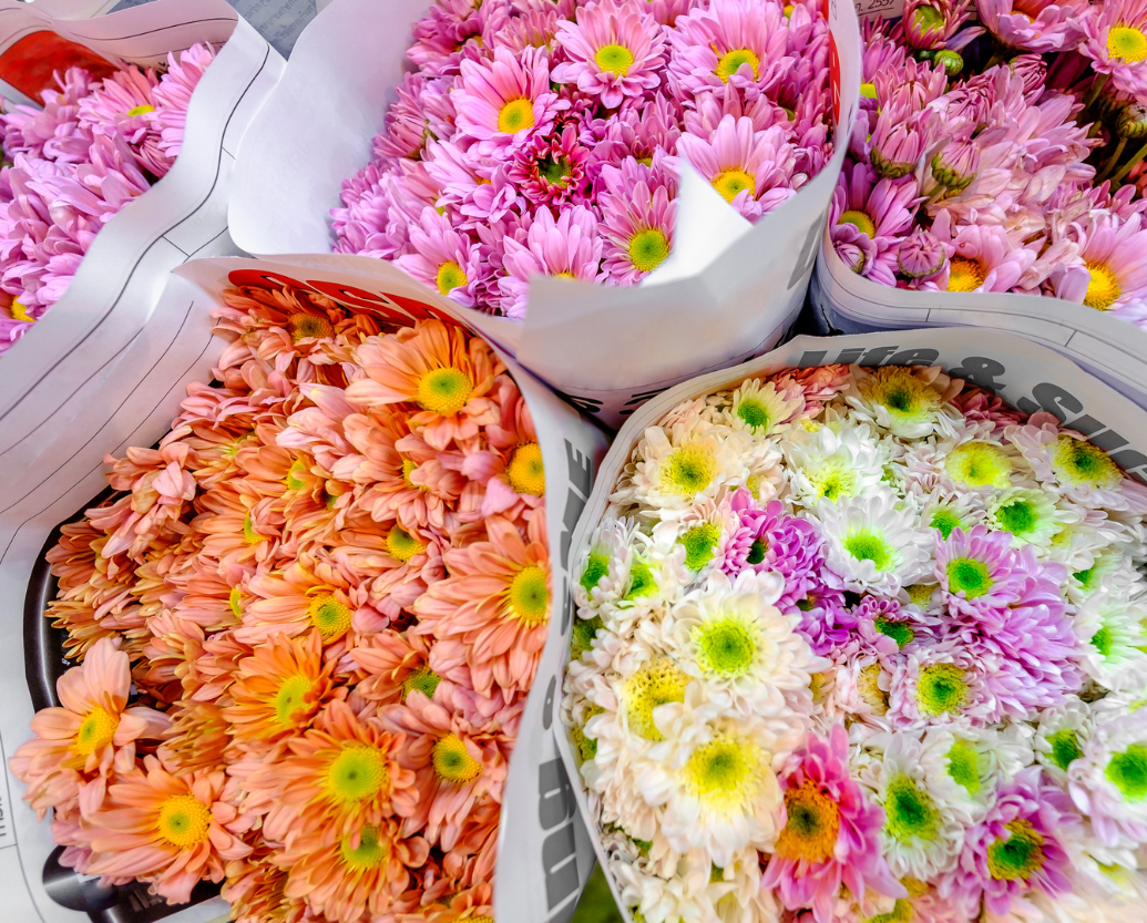 Take a tour of Pak Khlong Talat, Bangkok's famous flower market. Open 24 hours a day, it's filled with colorful fresh flowers and a lively atmosphere both day and night.